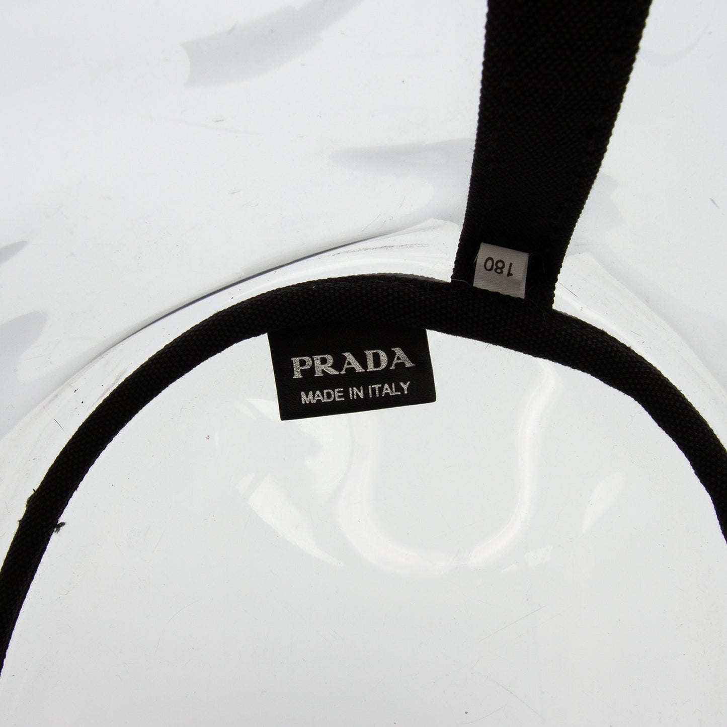 Prada PVC Canapa Logo Shopper Tote