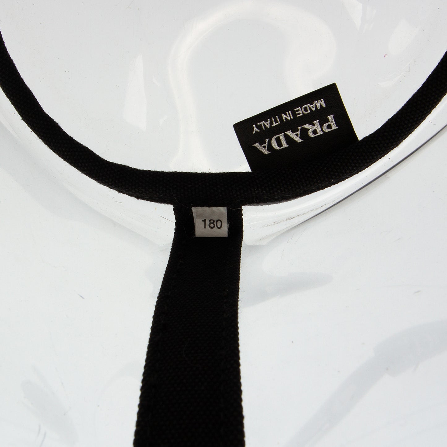 Prada PVC Canapa Logo Shopper Tote