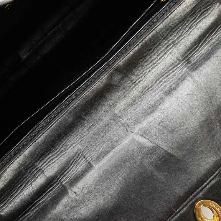 Chanel CC Quilted Lambskin Flap Briefcase
