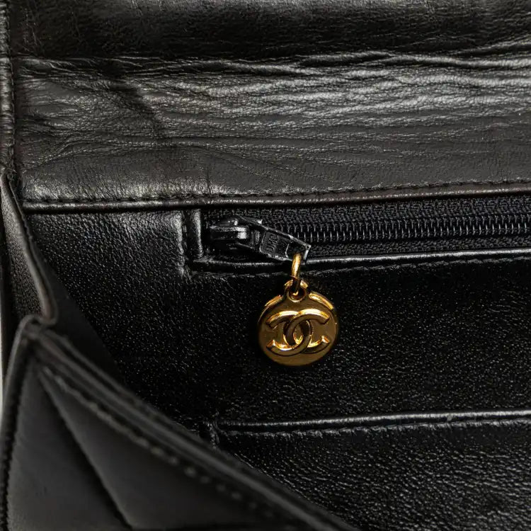 Chanel CC Quilted Lambskin Flap Briefcase