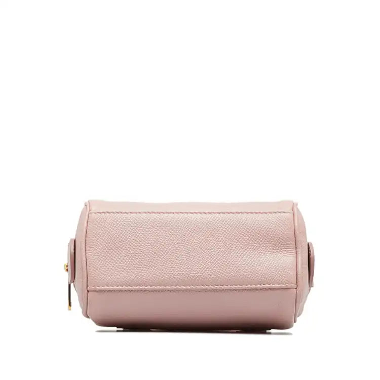Celine Mini Grained Leather Chain Boston