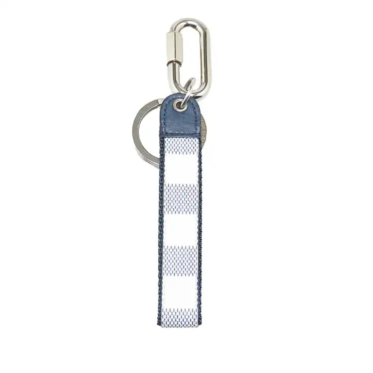 Louis Vuitton Damier Azur Coastline Matchpoint Dragonne Key Chain