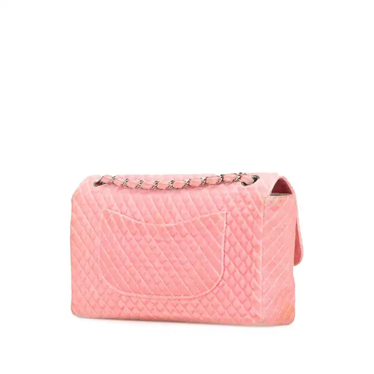 Chanel Medium Micro Quilted Velvet CC Flap