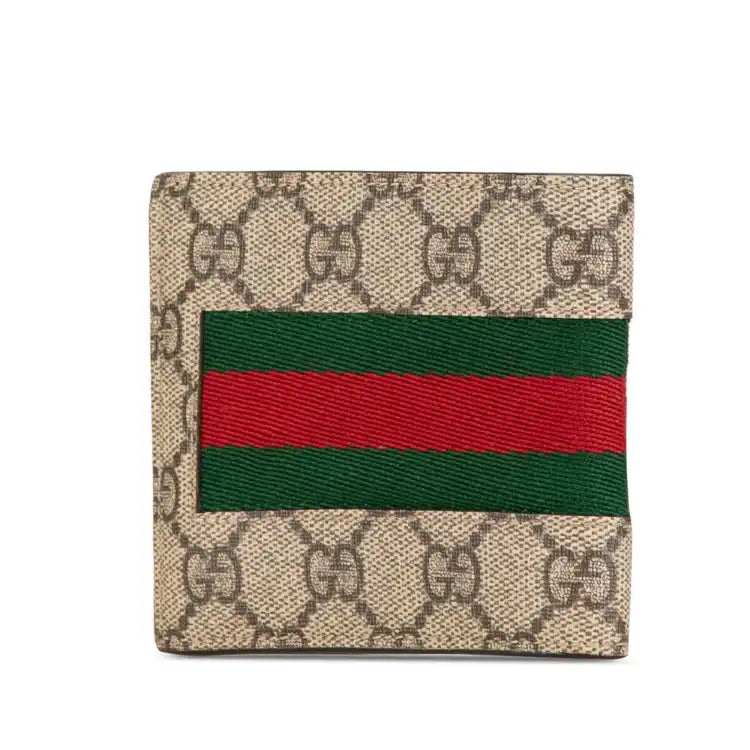 Gucci GG Supreme Web Small Wallet