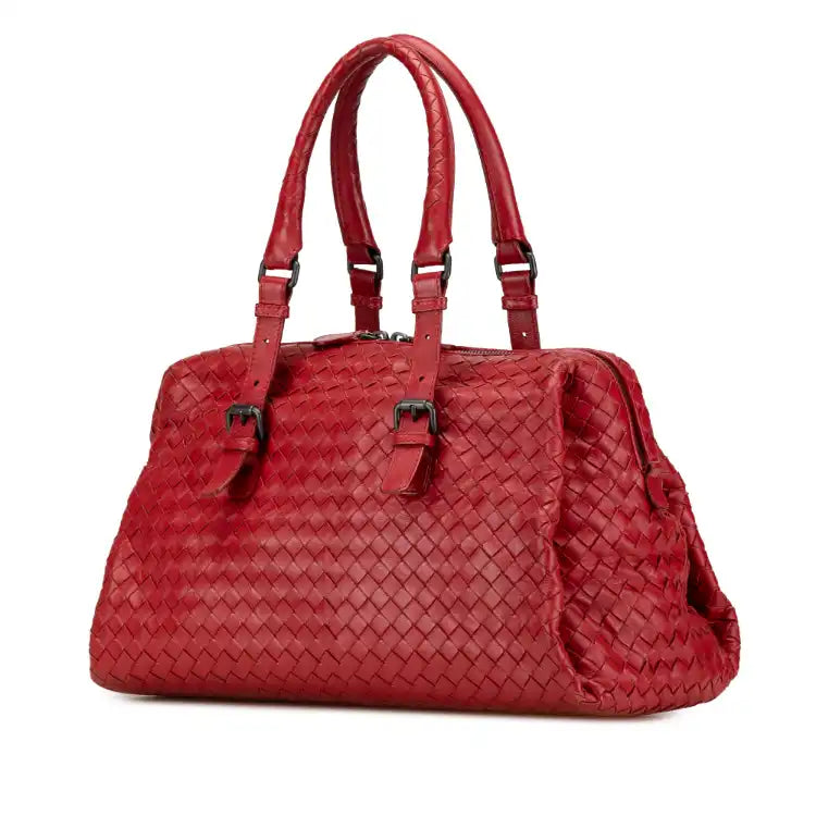 Bottega Veneta Intrecciato Boston Bag