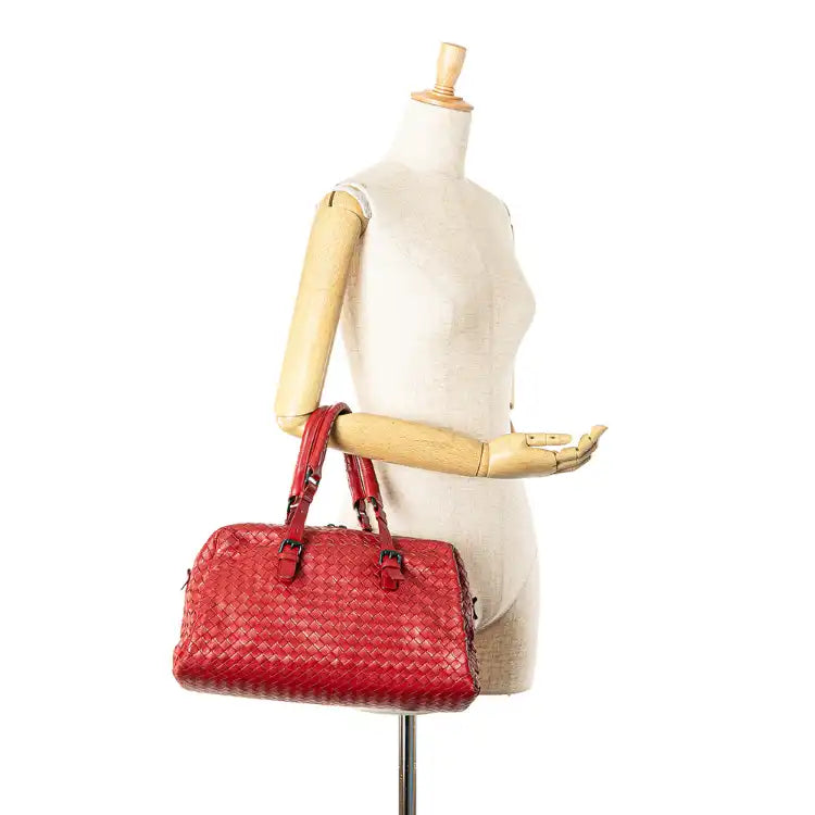 Bottega Veneta Intrecciato Boston Bag