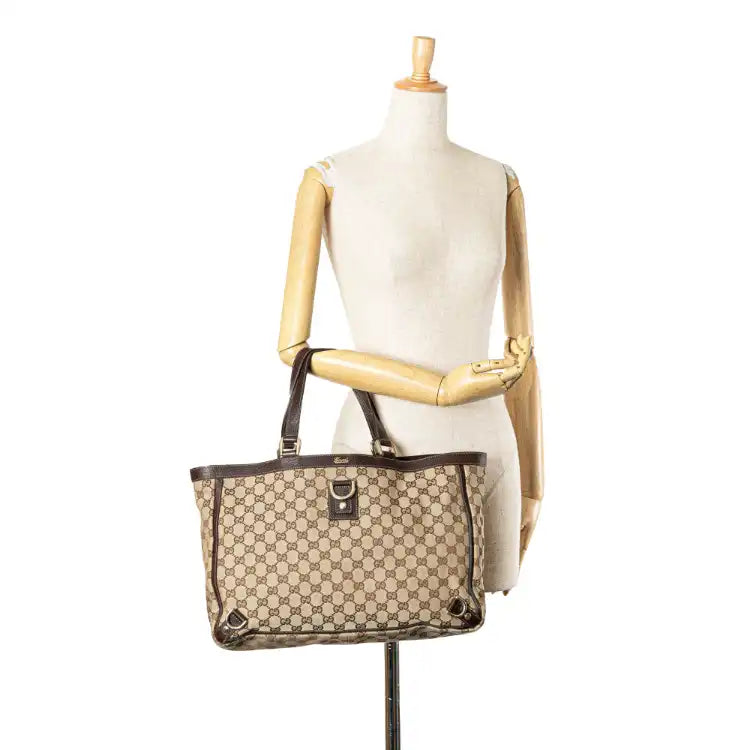 Gucci GG Canvas Abbey D Ring Tote