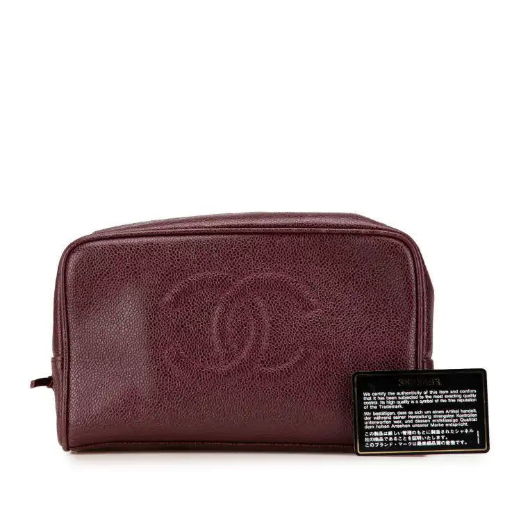 Chanel CC Caviar Pouch