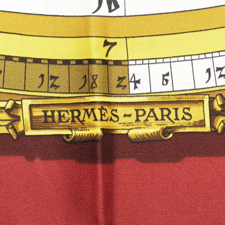 Hermès Astrologie Dies et Hore Silk Scarf