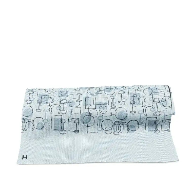 Hermès Printed Cashmere Silk Stole Scarf