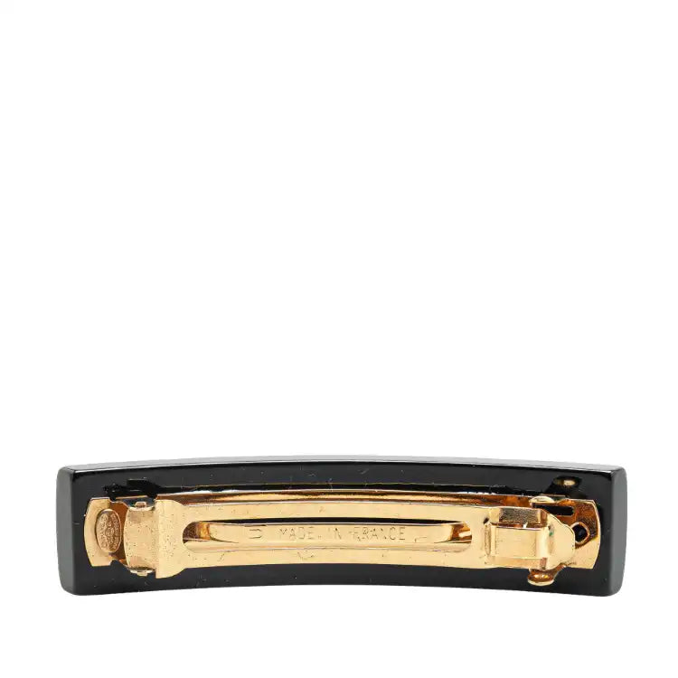 Chanel Resin CC Camellia Hair Barrette