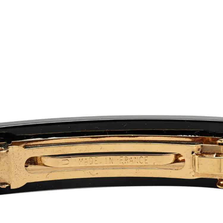 Chanel Resin CC Camellia Hair Barrette