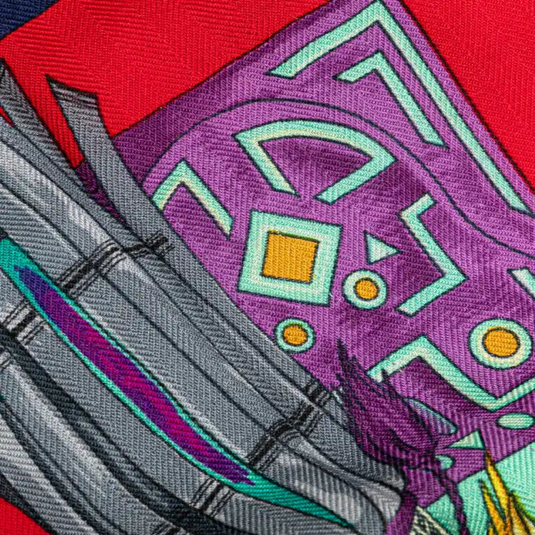 Hermès Cuirs Du Desert Silk Scarf