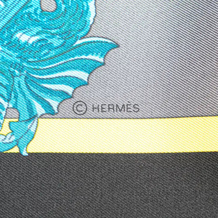 Hermès Harnais De Cour Silk Scarf
