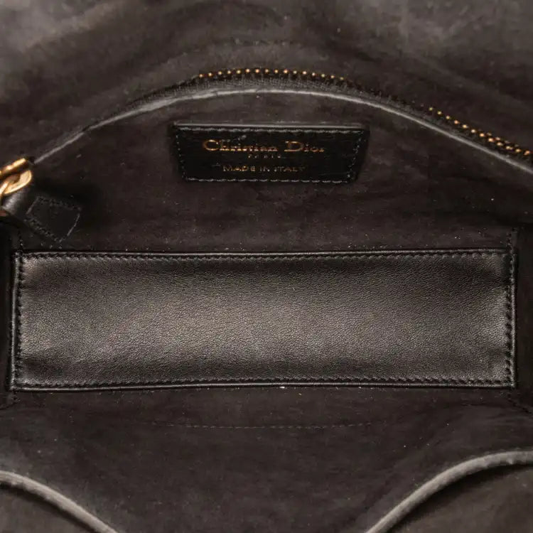 Dior Mini Embroidered Canvas Swords Lady