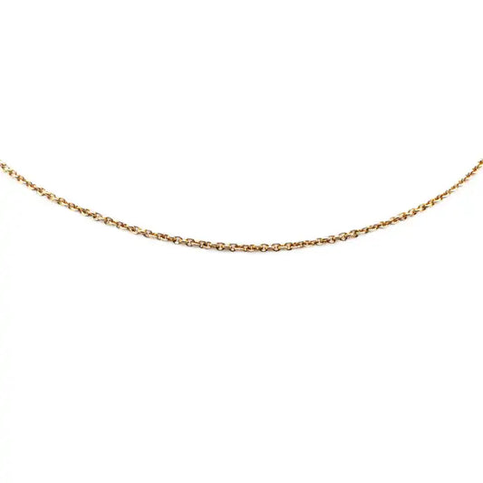 Hermès 18K Yellow Gold Chain Link Necklace