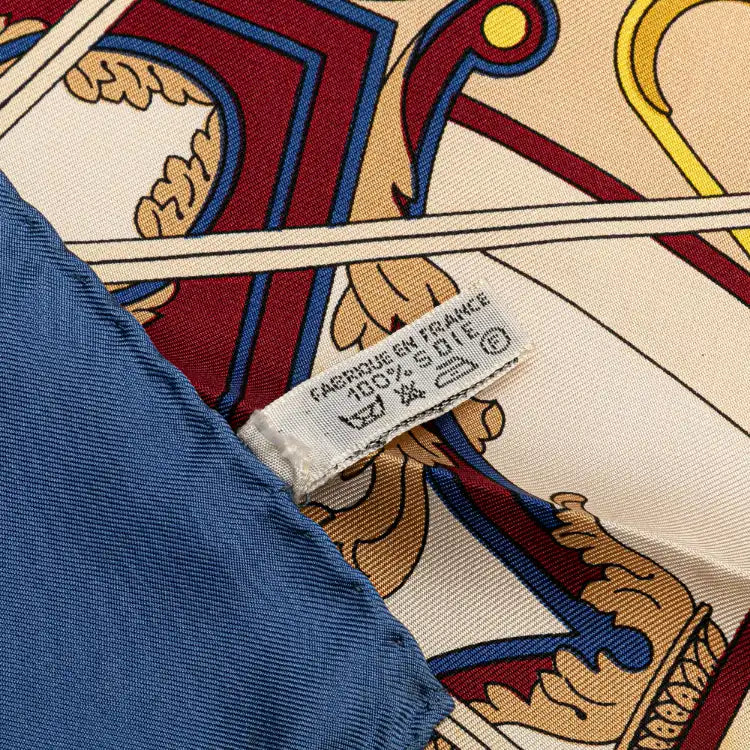 Hermès Washingtons Carriage Silk Scarf