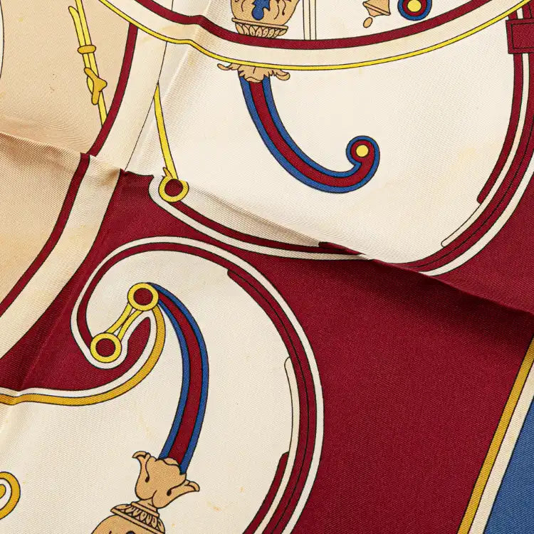 Hermès Washingtons Carriage Silk Scarf