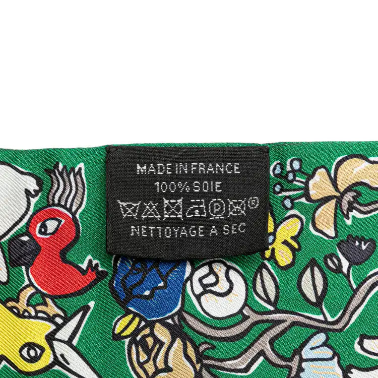Hermès Mille et Un Lapins Silk Twilly Scarf