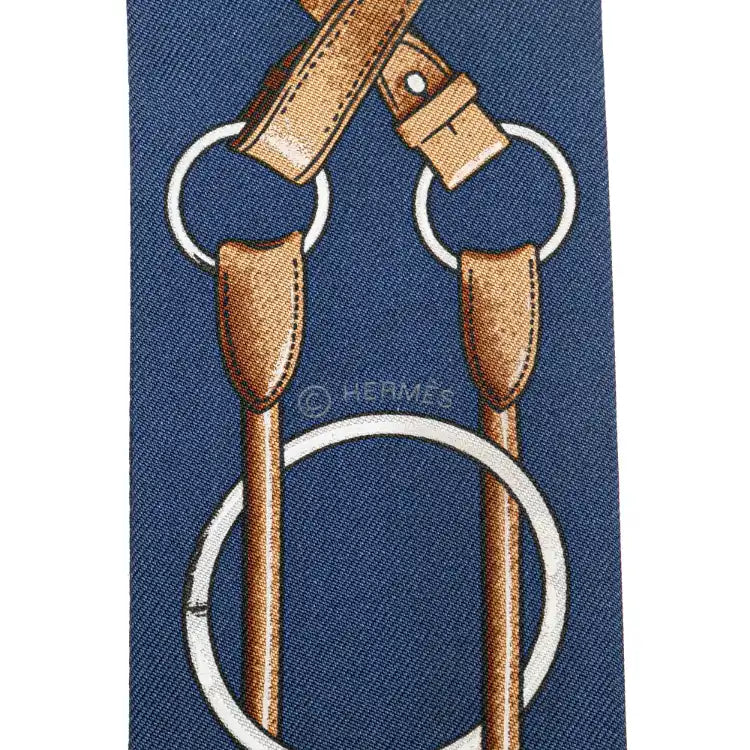 Hermès Jumping Silk Twilly Scarf