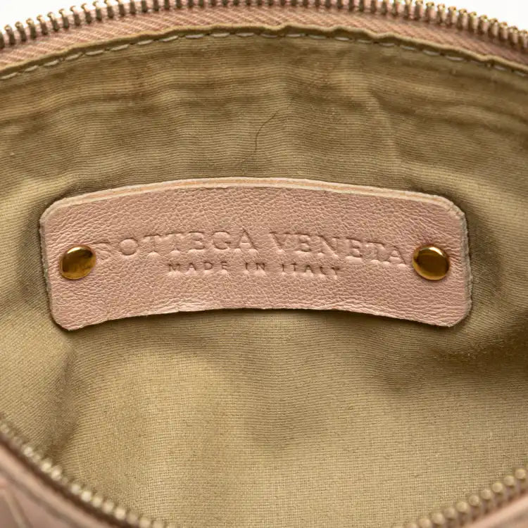 Bottega Veneta Leather Intrecciato Pouch