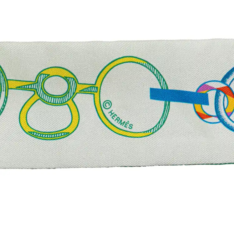 Hermès Do Re Boucles Twilly Scarf