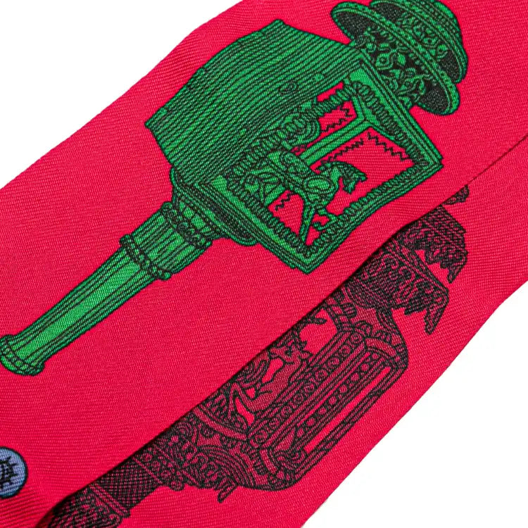 Hermès Merveilleuses Lanternes Twilly Silk Scarf