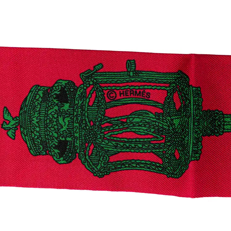 Hermès Merveilleuses Lanternes Twilly Silk Scarf