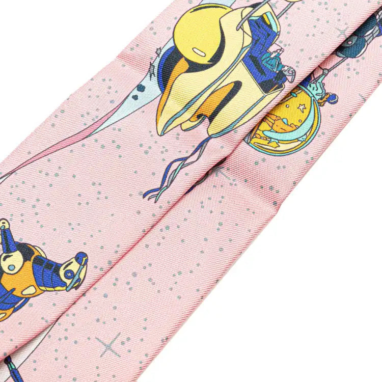 Hermès Space Derby Twilly Silk Scarf