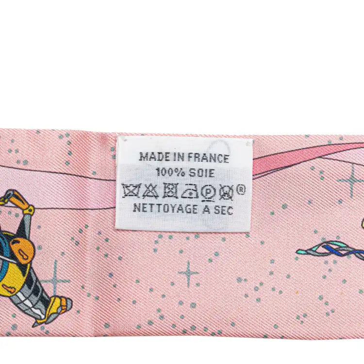 Hermès Space Derby Twilly Silk Scarf