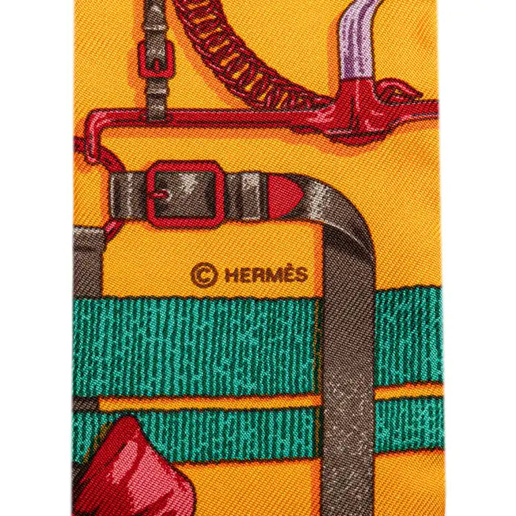Hermès Grand Manege Silk Twilly Scarf
