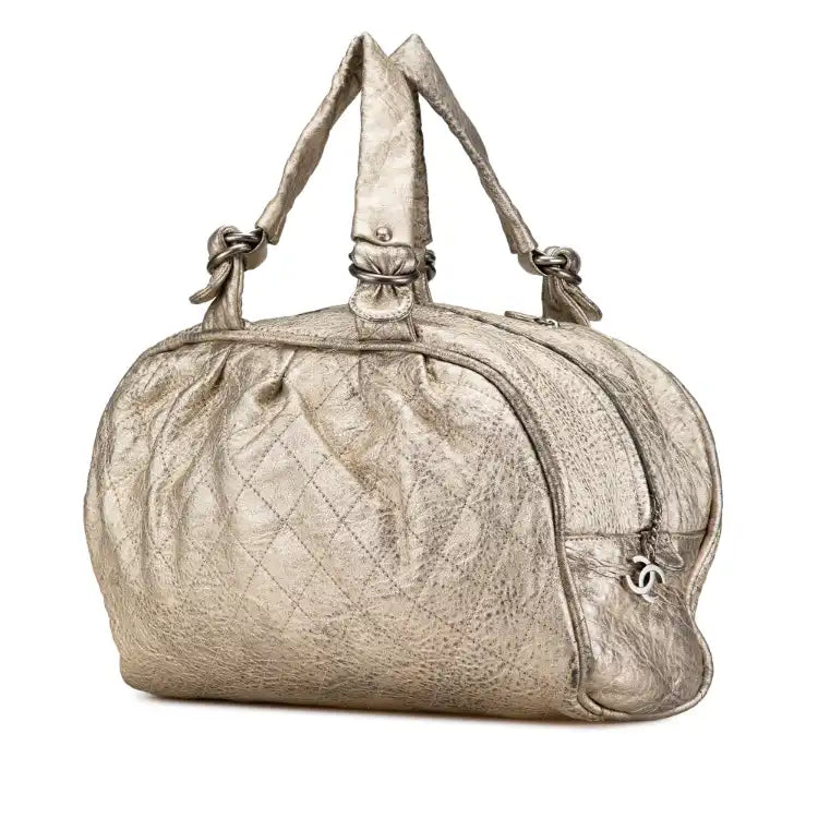 Chanel Metallic Calfskin Le Marais Duffle Bag