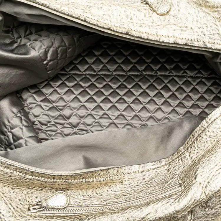 Chanel Metallic Calfskin Le Marais Duffle Bag