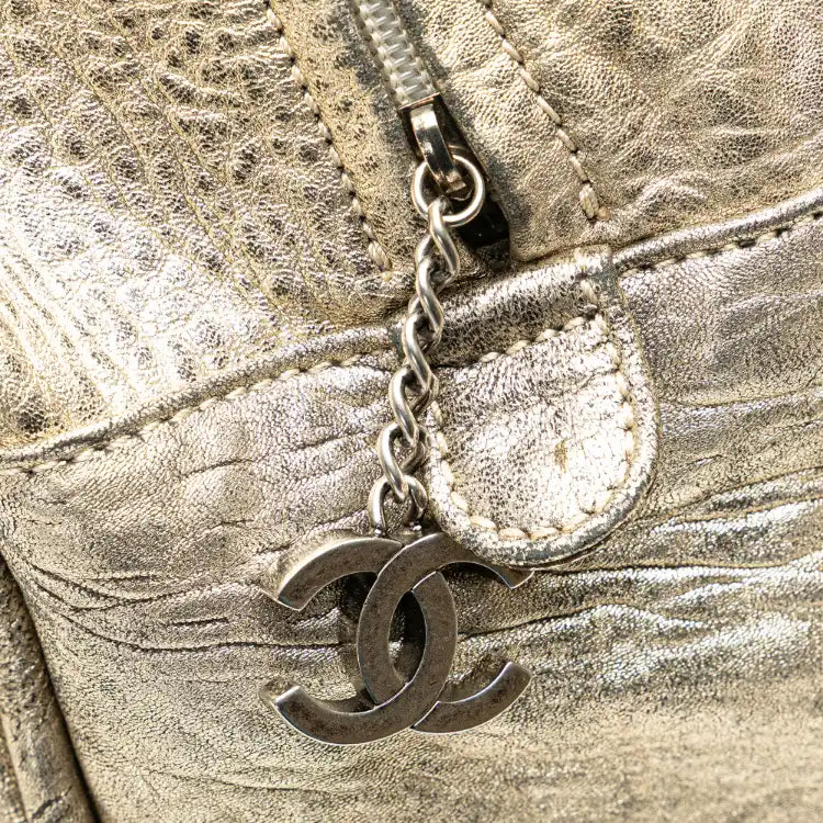 Chanel Metallic Calfskin Le Marais Duffle Bag