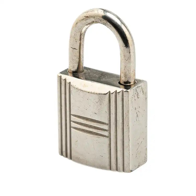 Hermès Palladium Plated Cadena Lock and Key
