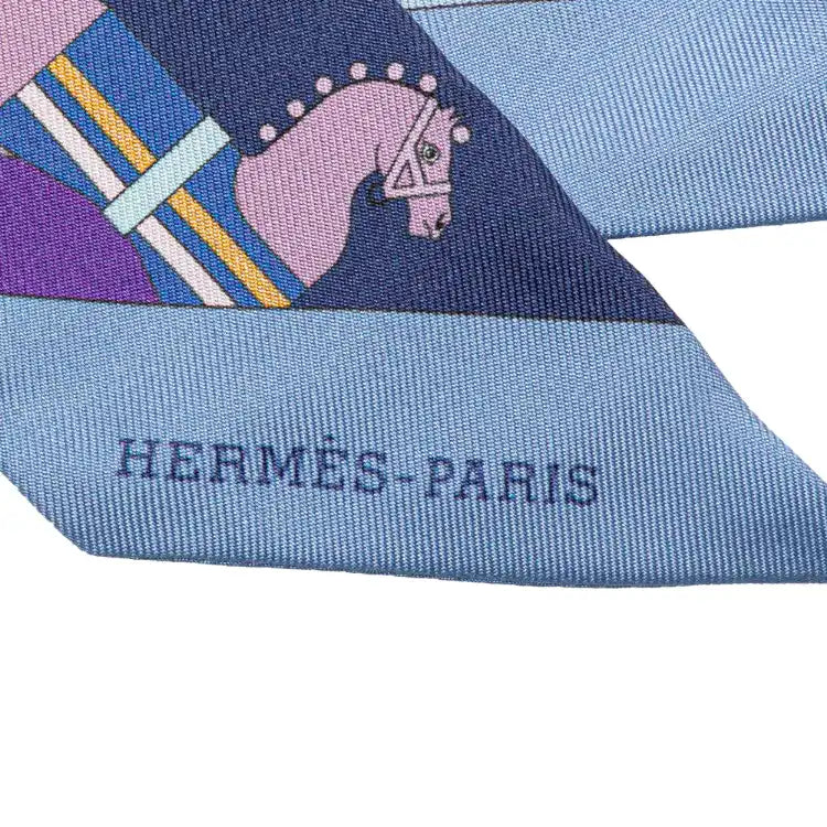 Hermès Rocabar Silk Twilly Scarf