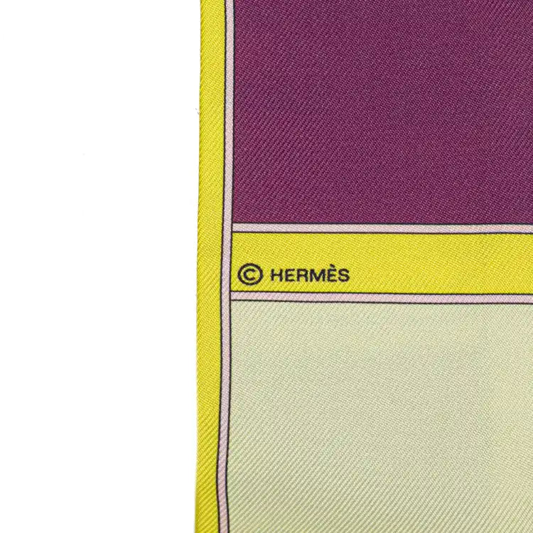 Hermès Camails Silk Twilly Scarf