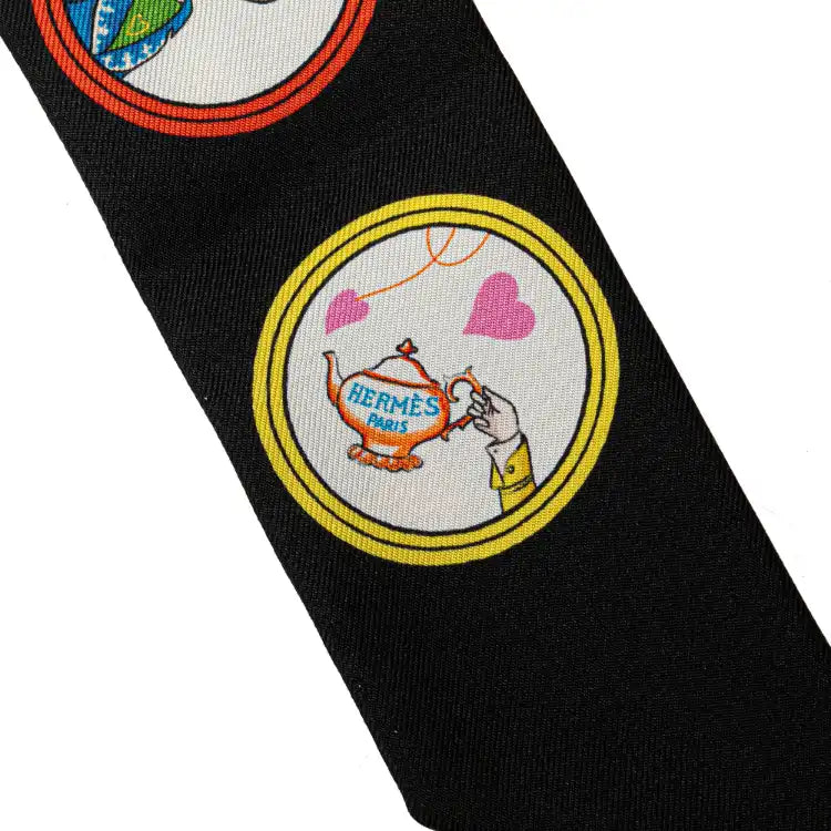 Hermès Tea Time Silk Twilly Scarf