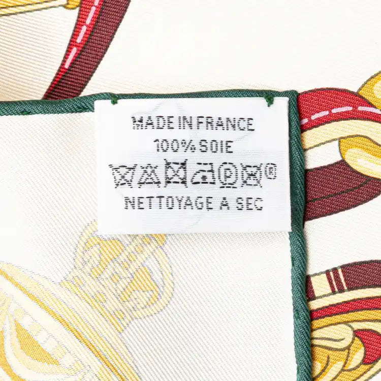 Hermès Stately Wheels Silk Scarf