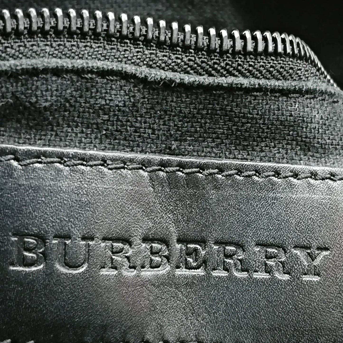 Burberry Haymarket Check Coated Canvas Vertical Tote