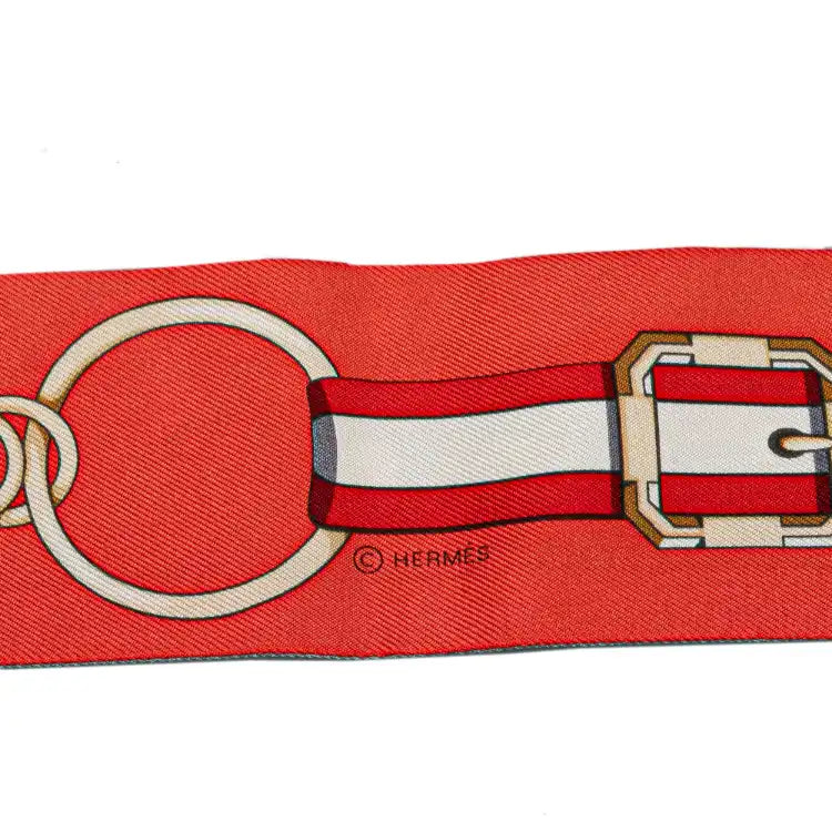 Hermès Grand Tralala Silk Twilly Scarf
