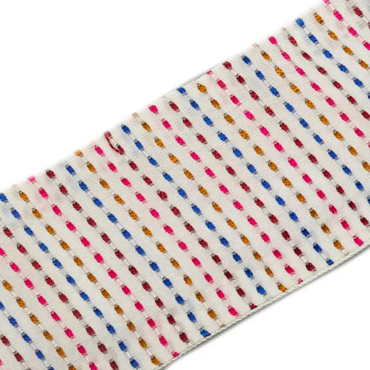 Hermès Chevaloscope Neon Embroidered Silk Twilly Scarf
