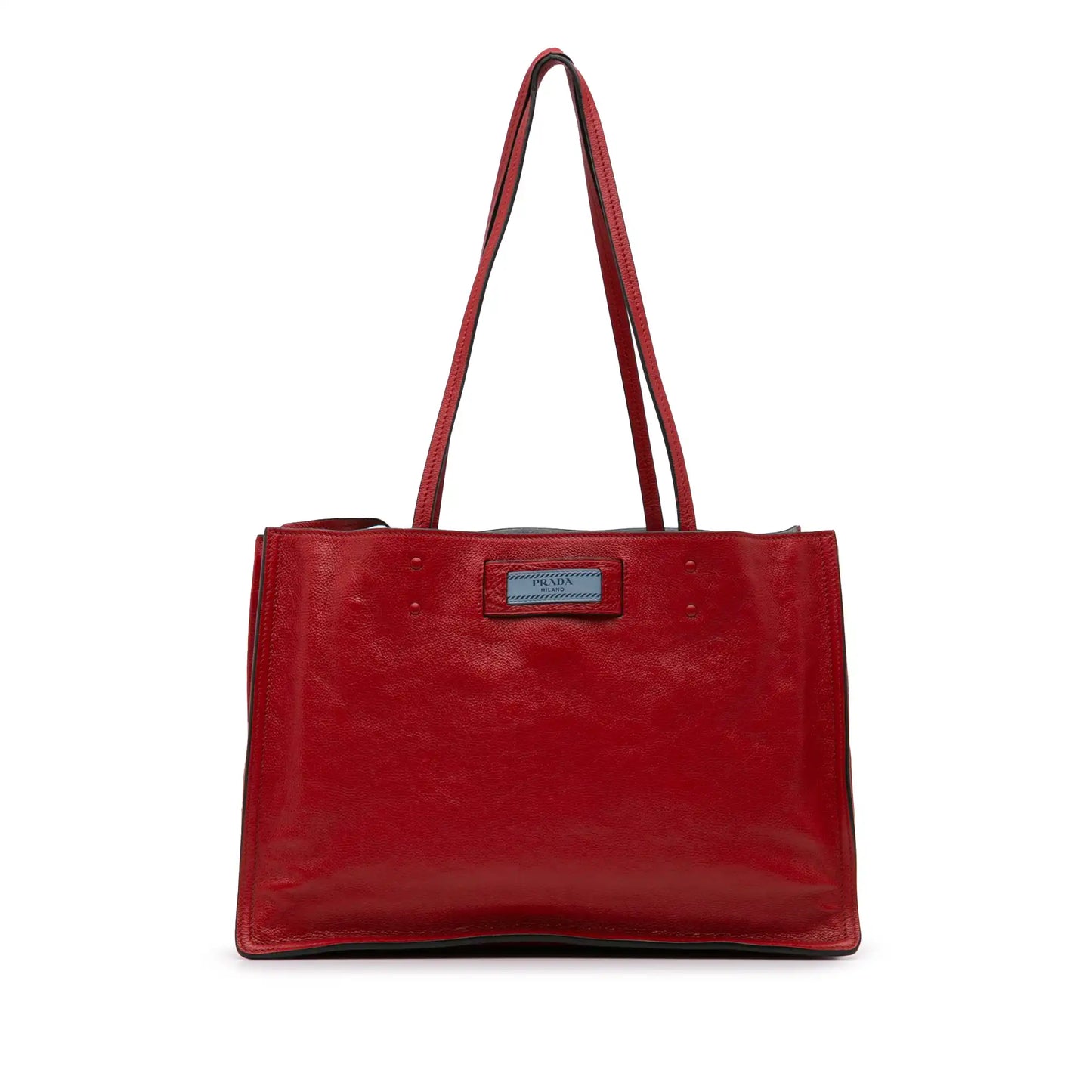 Prada Glace Calf Etiquette Tote