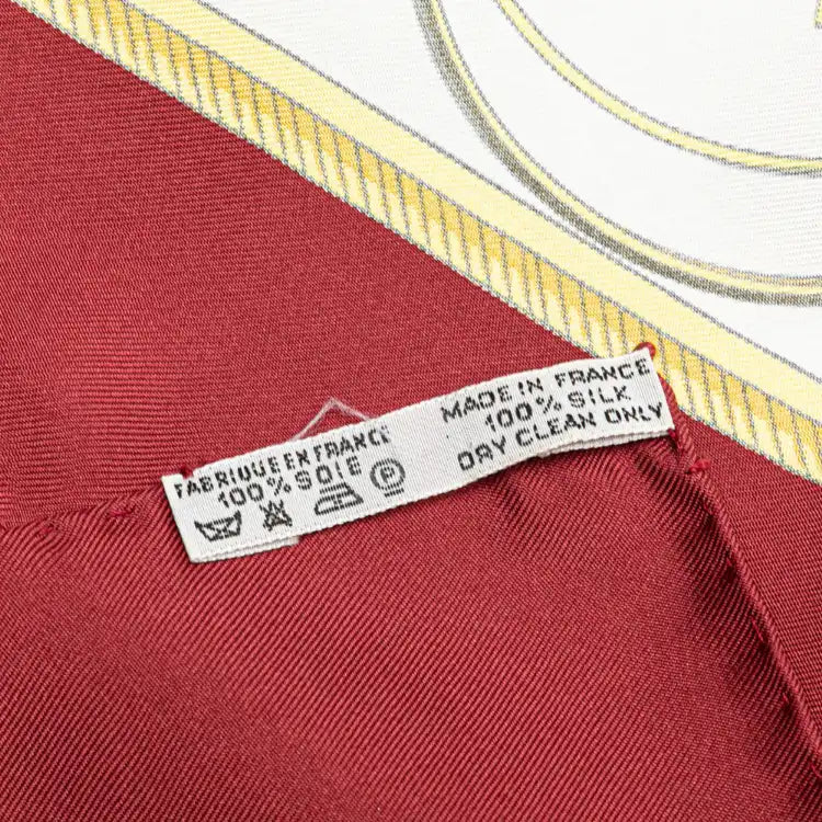 Hermès Les Voitures a Transformation Silk Scarf