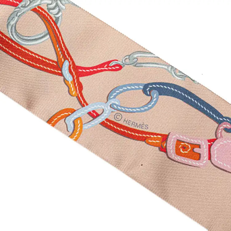 Hermès Brides De Gala Twilly Silk Scarf