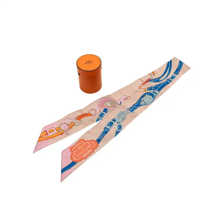 Hermès Brides De Gala Twilly Silk Scarf