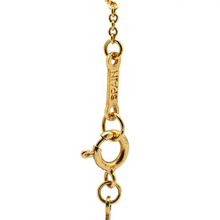 Tiffany Elsa Peretti 18K Yellow Gold Open Teardrop Pendant Necklace