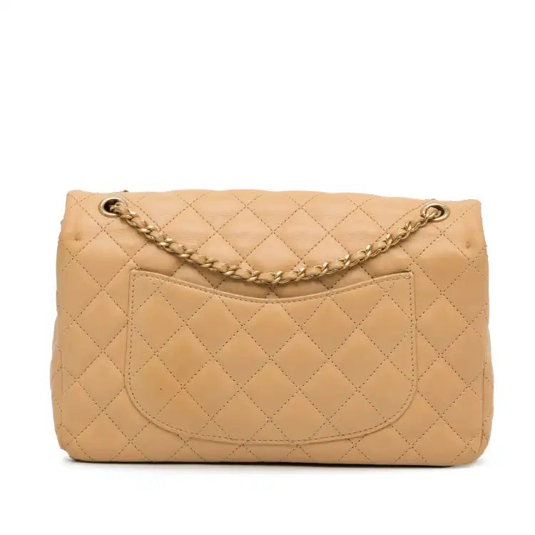 Chanel Medium Classic Lambskin Metal Edge Shoulder Bag