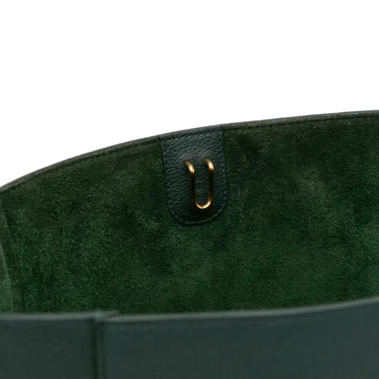 Celine Medium Leather Seau Sangle Bucket