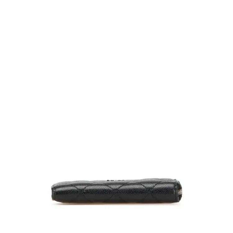 Chanel Quilted Caviar Classic Zipped Key Holder